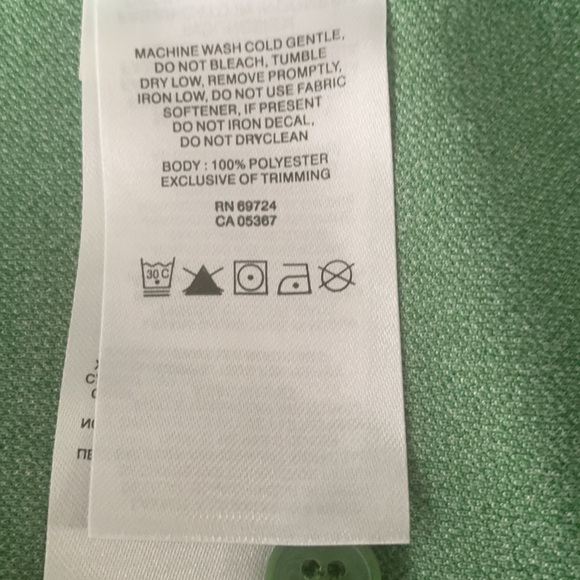 Columbia Polo Style Green Shirt Size M #064 - Picture 9 of 9